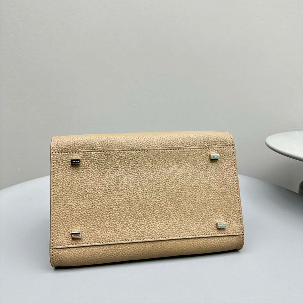 The Row Calfskin Soft Margaux 10 Bag THR153678 Apricot