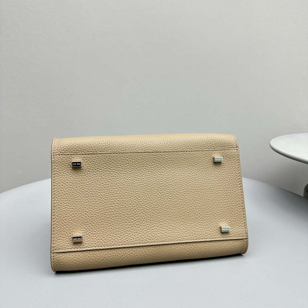 The Row Calfskin Soft Margaux 10 Bag THR153678 Apricot