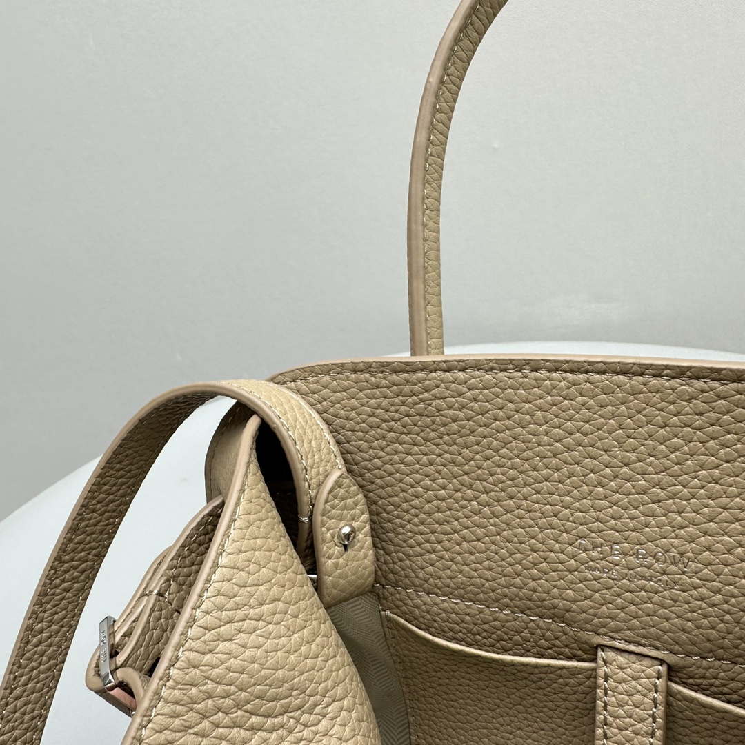 The Row Calfskin Soft Margaux 10 Bag THR153678 Apricot