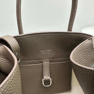 The Row Calfskin Soft Margaux 10 Bag THR153678 Grey - Default Title - View 9