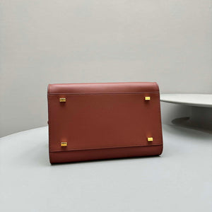 The Row Calfskin Soft Margaux 10 Bag THR153678 Red - Default Title - View 4