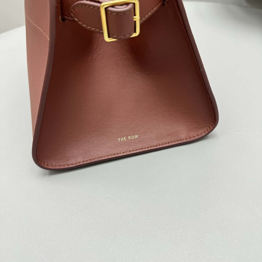 The Row Calfskin Soft Margaux 10 Bag THR153678 Red