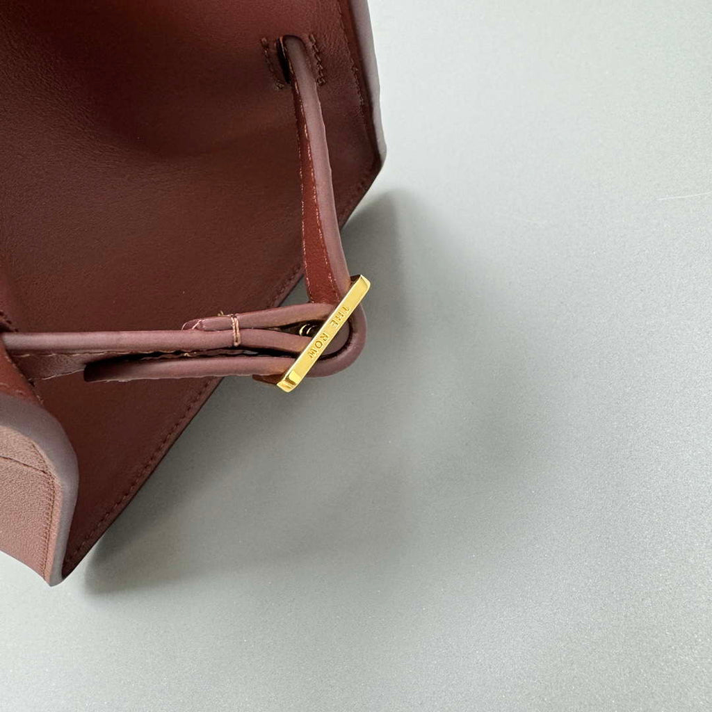The Row Calfskin Soft Margaux 10 Bag THR153678 Red
