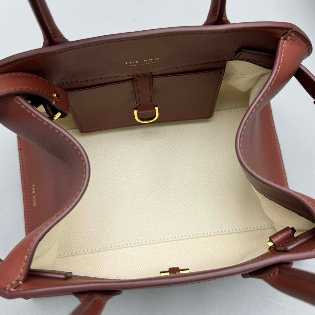 The Row Calfskin Soft Margaux 10 Bag THR153678 Red