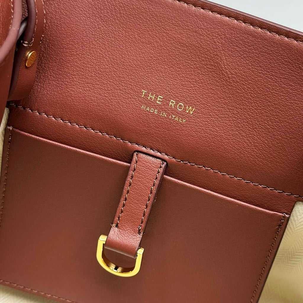 The Row Calfskin Soft Margaux 10 Bag THR153678 Red