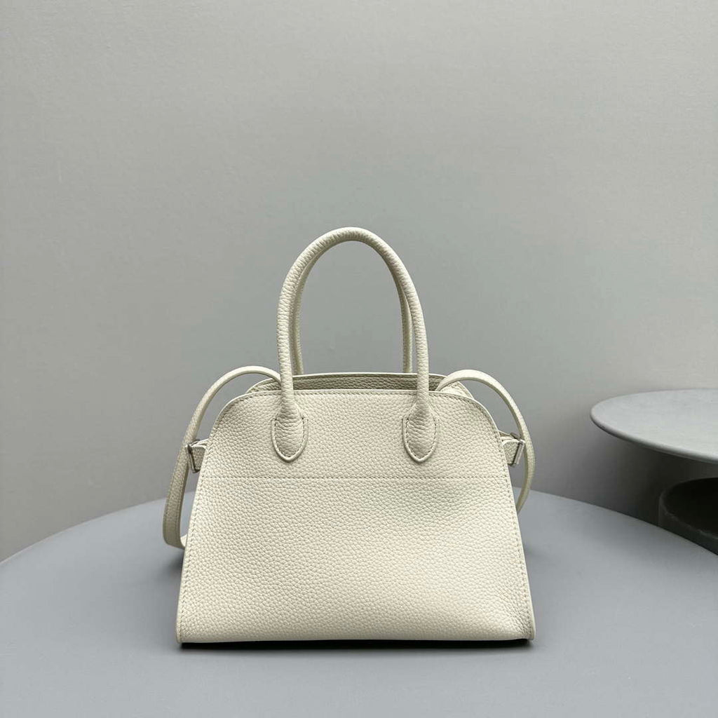 The Row Calfskin Soft Margaux 10 Bag THR153678 White