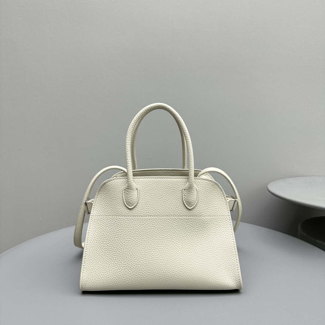The Row Calfskin Soft Margaux 10 Bag THR153678 White