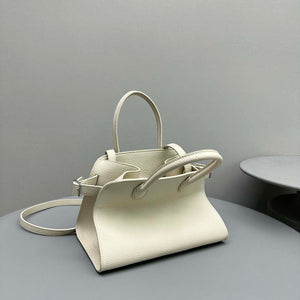 The Row Calfskin Soft Margaux 10 Bag THR153678 White - Default Title - View 5