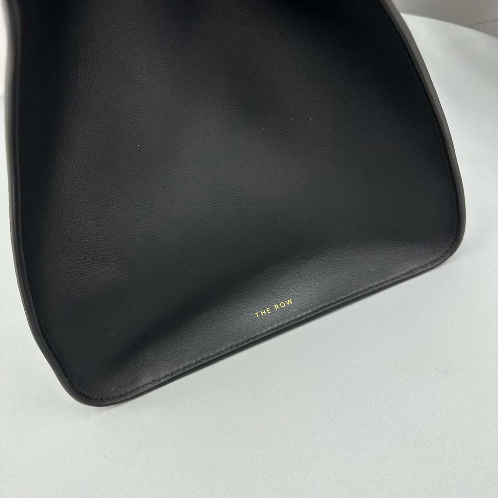 The Row THR116945 Smooth Calfskin Soft Margaux 17 Top Handle Bag T11010