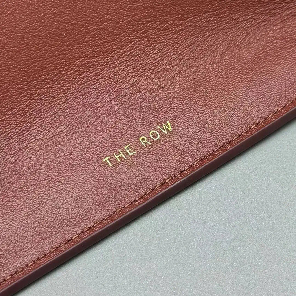 The Row THR116945 Smooth Calfskin Soft Margaux 17 Top Handle Bag T11011