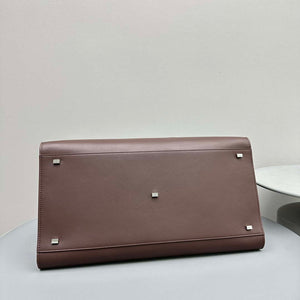 The Row THR116945 Suede Soft Margaux 17 Top Handle Bag T11003 - Default Title - View 4