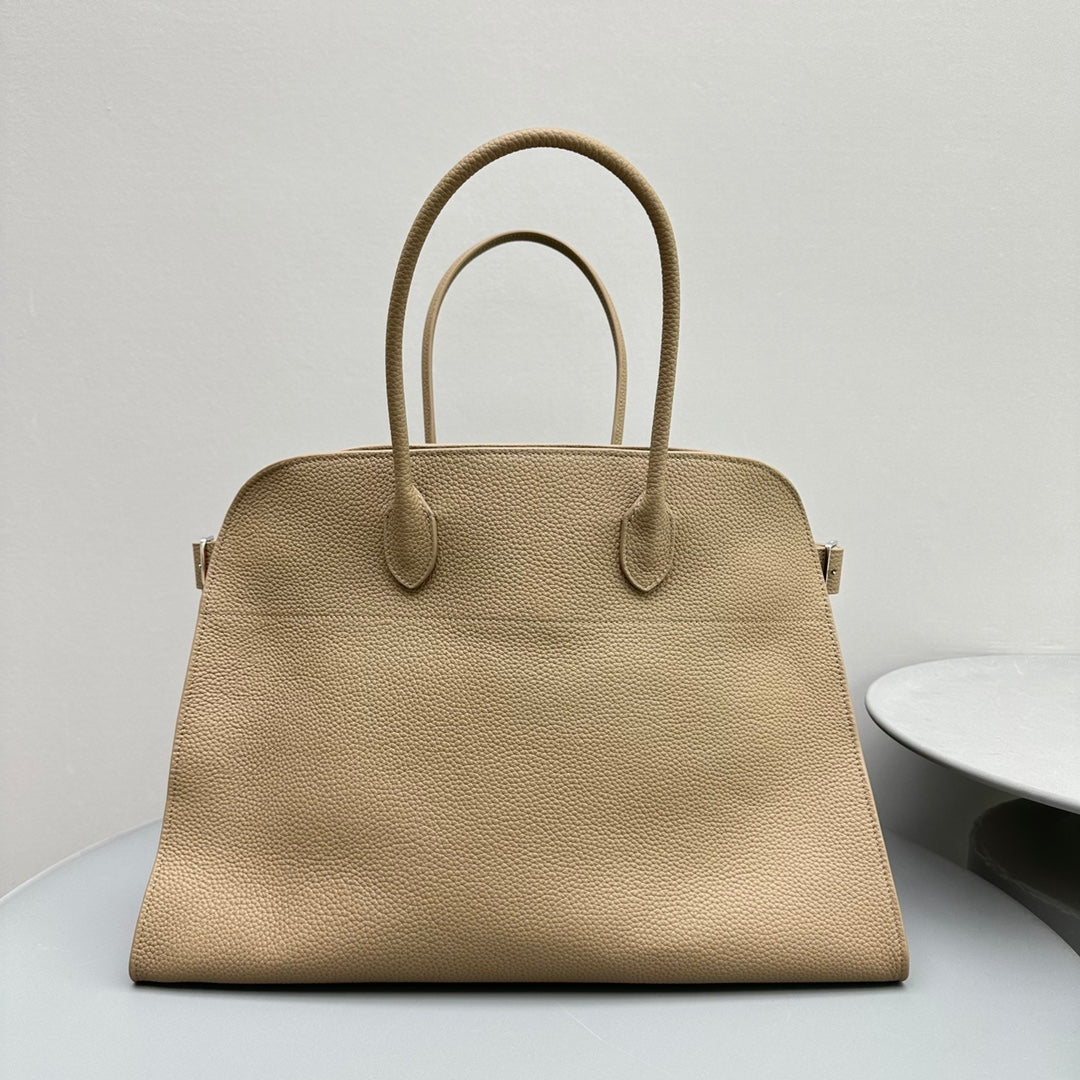 The Row THR116945 Suede Soft Margaux 17 Top Handle Bag T11004 - Default Title - View 2
