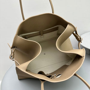 The Row THR116945 Suede Soft Margaux 17 Top Handle Bag T11004 - Default Title - View 8