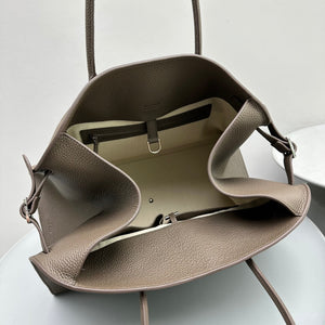 The Row THR116945 Suede Soft Margaux 17 Top Handle Bag T11007 - Default Title - View 8