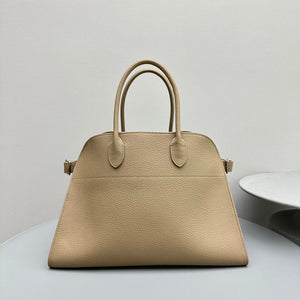 The Row W1255L72 Calfskin Margaux 15 Air buckled textured-leather tote T10994 - Default Title - View 2