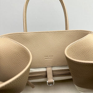 The Row W1255L72 Calfskin Margaux 15 Air buckled textured-leather tote T10994 - Default Title - View 6