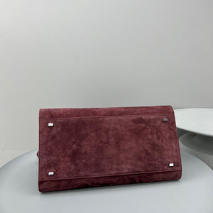 The Row W1255L72 Suede Soft Margaux 15 Air buckled tote T10998 - Default Title - View 4