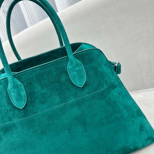 The Row W1255L72 Suede Soft Margaux 15 Air buckled tote T10999 - Default Title - View 4