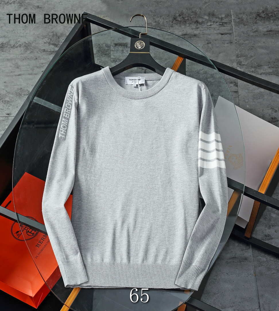 Thom Browne Men's Stripe Merino Wool Hector Lobster 4-Bar Cardigan sweater Wholesale T700026