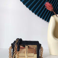 Tom Ford 25116800041 Metallic Black Python Natalia Chain Shoulder Bag - Default Title - View 1
