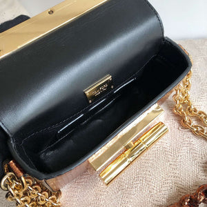 Tom Ford 25116800041 Metallic copper Python Natalia Chain Shoulder Bag - Default Title - View 7