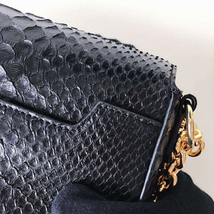 Tom Ford 29116800081 Black Python Natalia Chain Shoulder Bag - Default Title - View 7