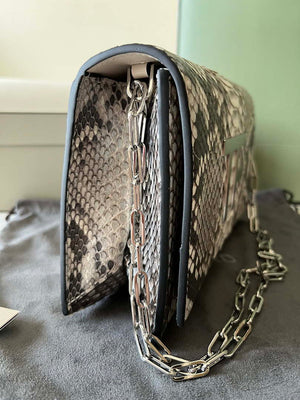 Tom Ford 5520743975 Gray Python Evening Tf Disco Bag - Default Title - View 5