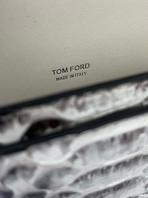 Tom Ford 5520743975 Gray Python Evening Tf Disco Bag - Default Title - View 8
