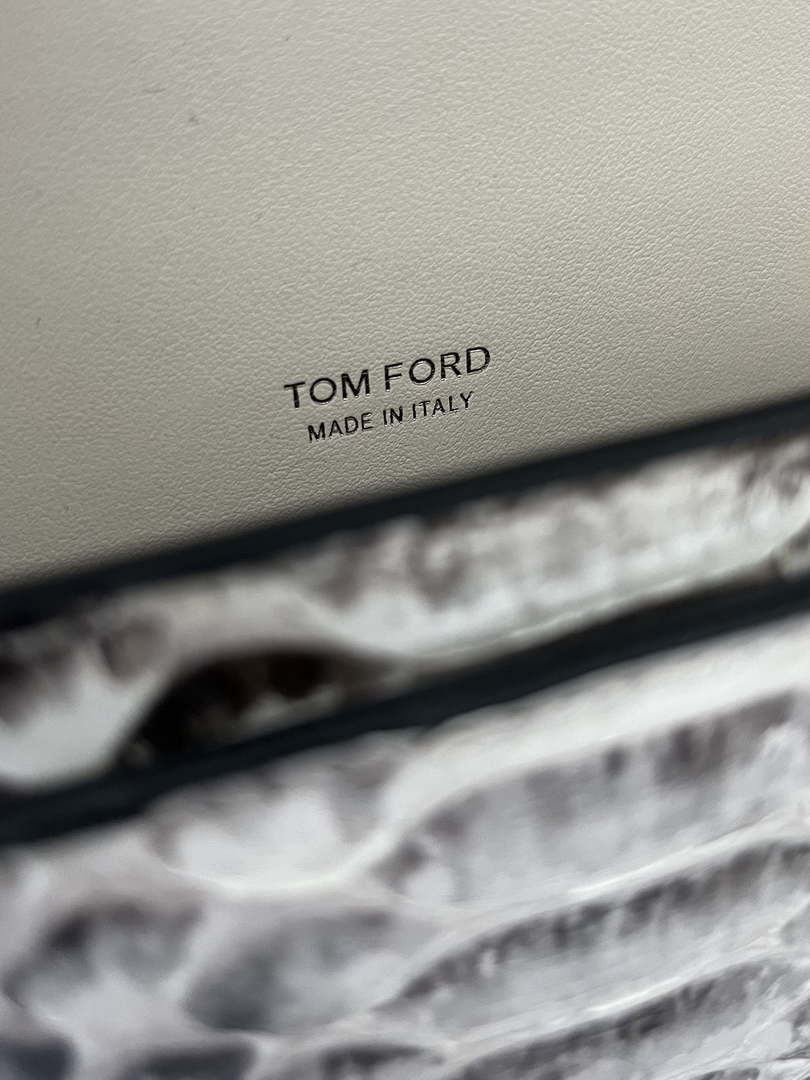 Tom Ford 5520743975 Gray Python Evening Tf Disco Bag