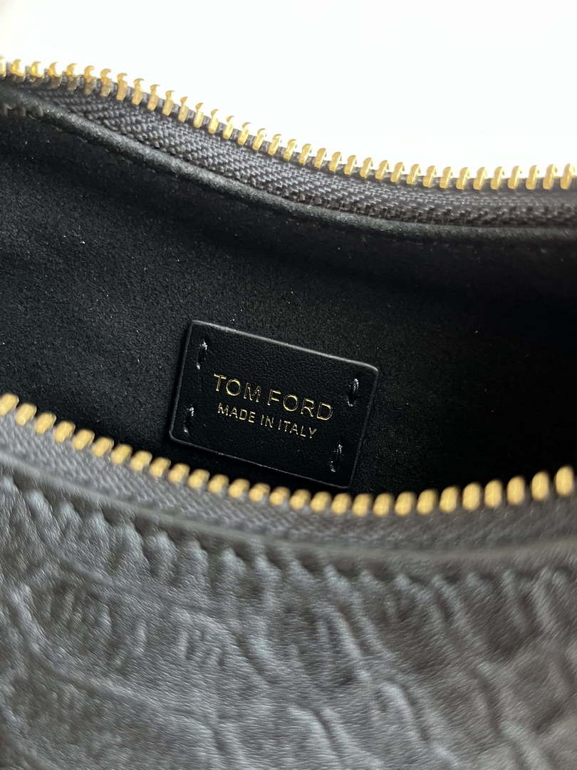 Tom Ford Black Python skin Leather Bianca Mini Hobo 5520708811