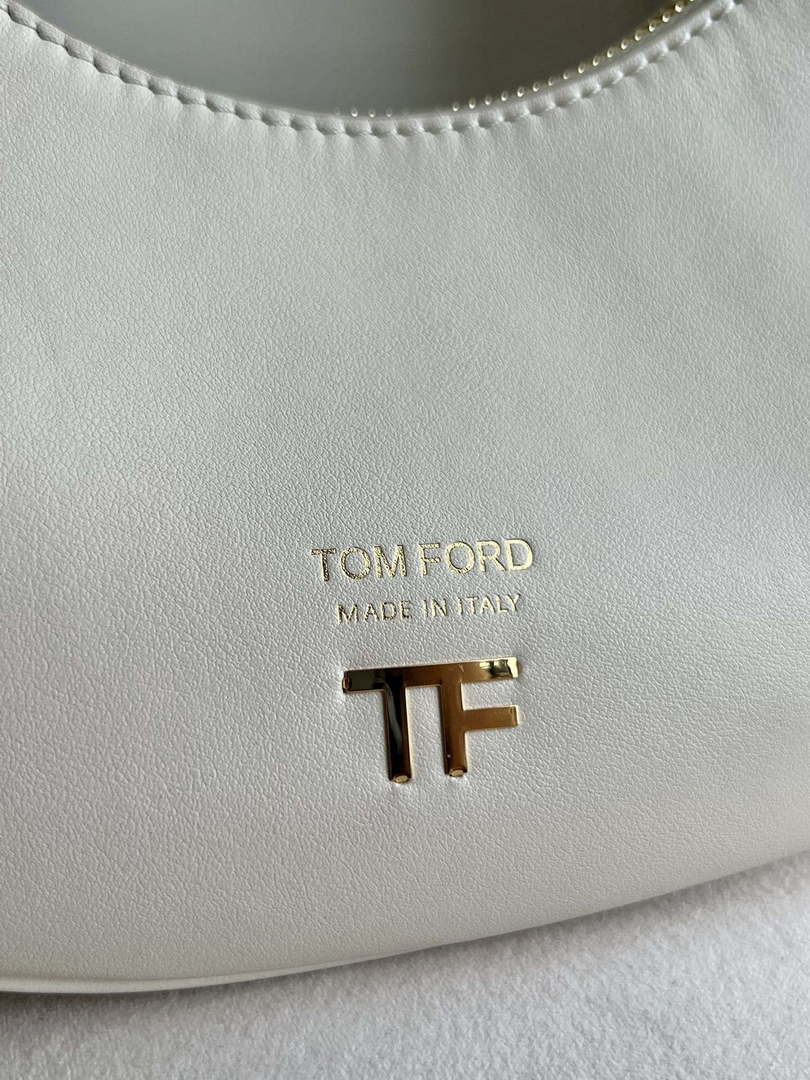 Tom Ford Grain Leather Bianca Mini Hobo 5520708811 Beige