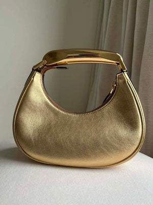 Tom Ford Grain Leather Bianca Mini Hobo 5520708811 Gold - Default Title - View 6
