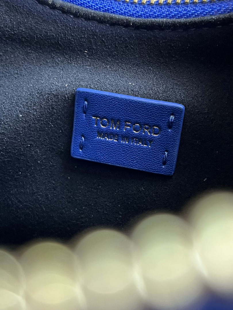 Tom Ford Python skin Leather Bianca Mini Hobo 5520708811 Blue