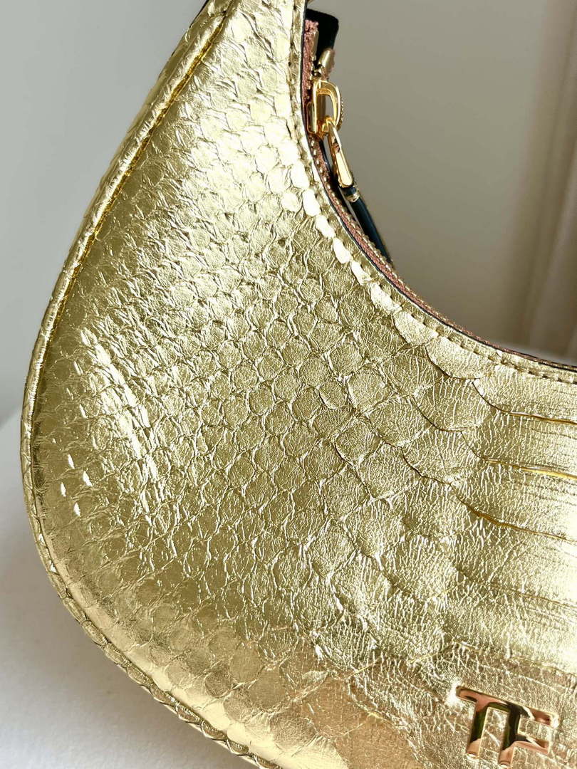 Tom Ford Python skin Leather Bianca Mini Hobo 5520708811 Gold