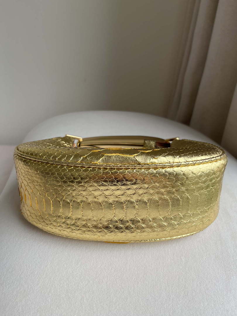 Tom Ford Python skin Leather Bianca Mini Hobo 5520708811 Gold