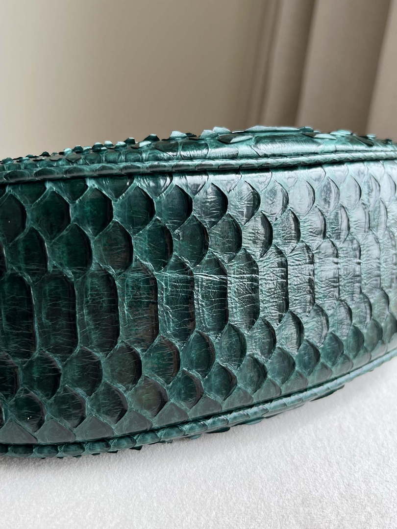 Tom Ford Python skin Leather Bianca Mini Hobo 5520708811 Dark green