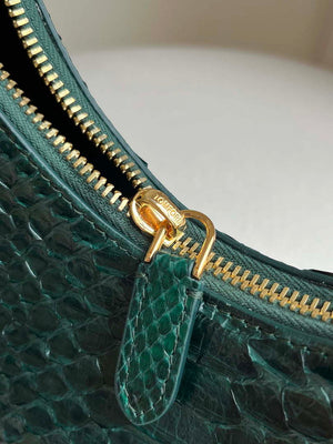 Tom Ford Python skin Leather Bianca Mini Hobo 5520708811 Dark green - Default Title - View 7