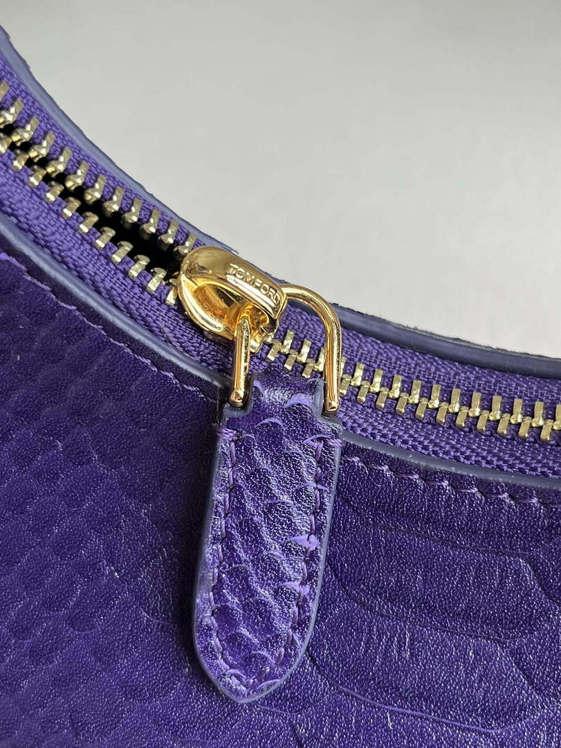 Tom Ford Python skin Leather Bianca Mini Hobo 5520708811 Purple