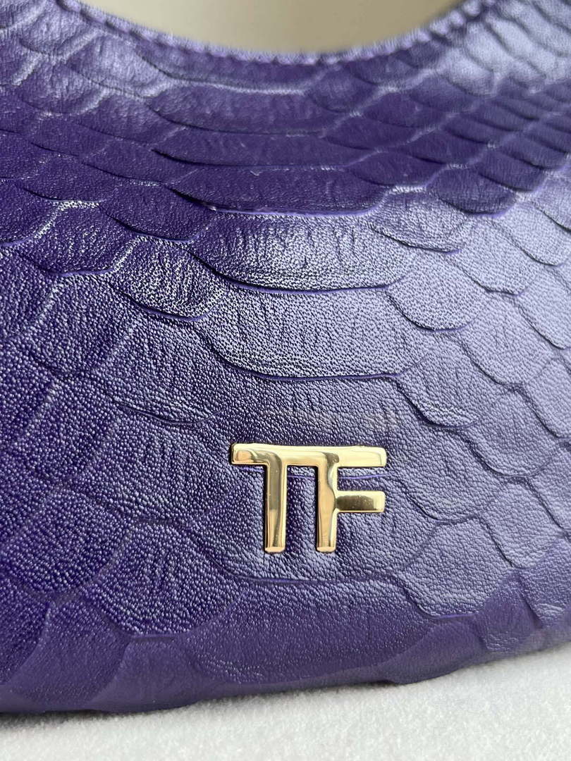 Tom Ford Python skin Leather Bianca Mini Hobo 5520708811 Purple