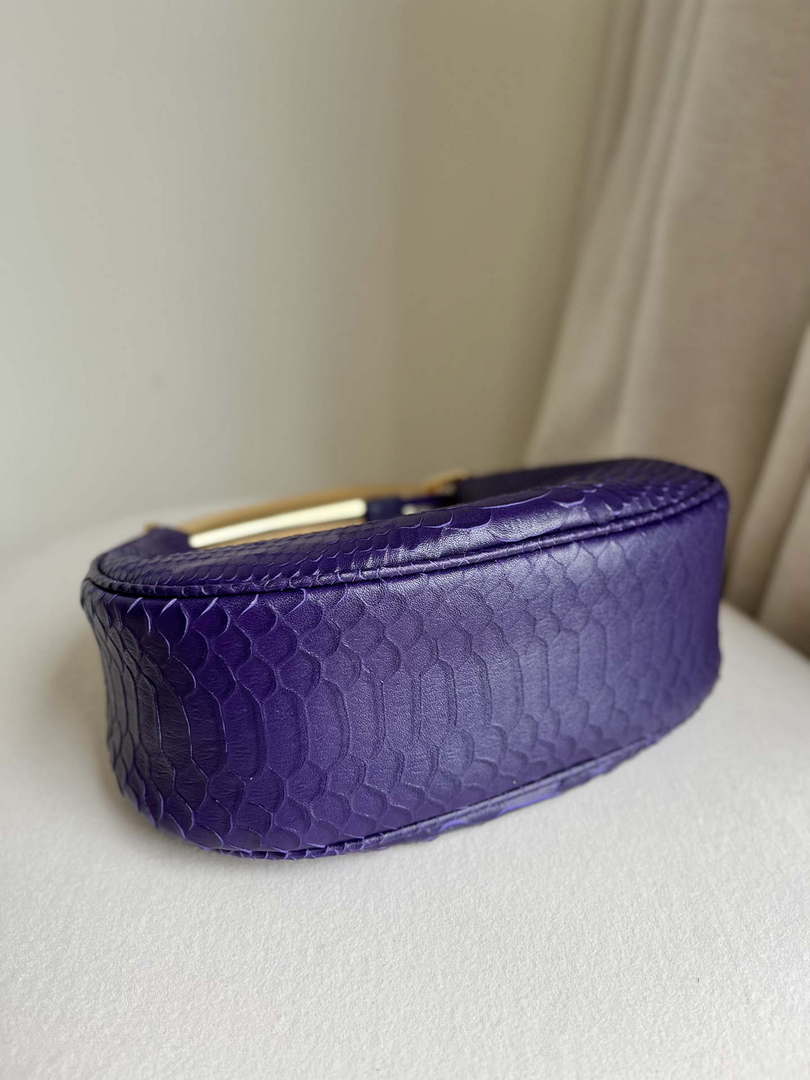 Tom Ford Python skin Leather Bianca Mini Hobo 5520708811 Purple