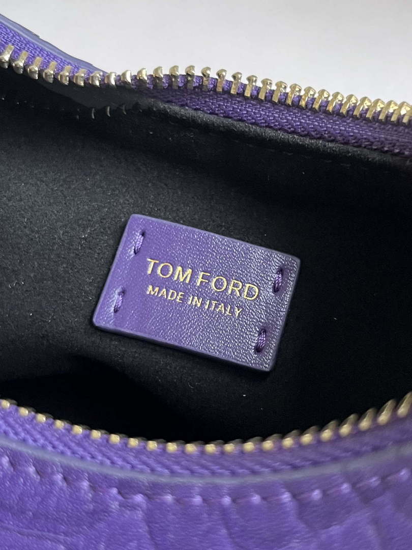 Tom Ford Python skin Leather Bianca Mini Hobo 5520708811 Purple