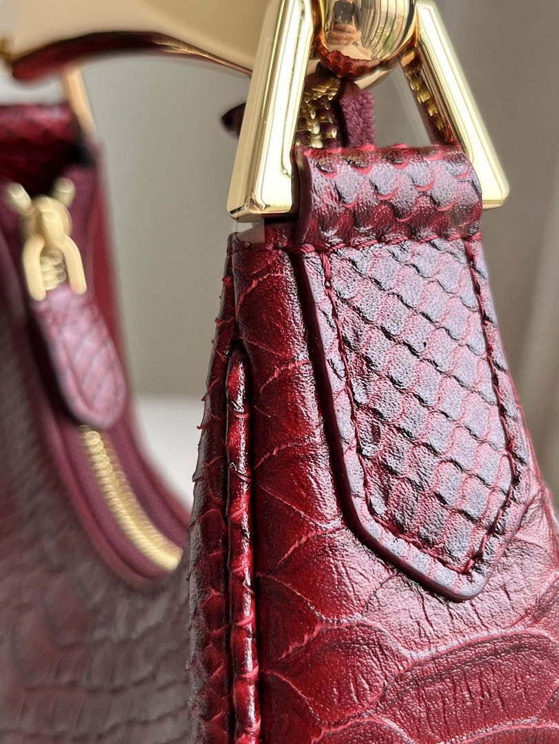 Tom Ford Red Python skin Leather Bianca Mini Hobo 5520708811