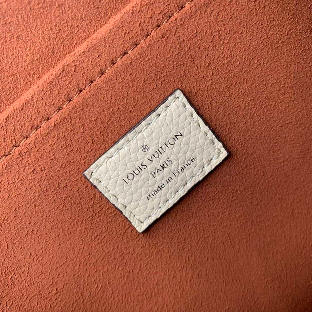 LV M24114 Louis Vuitton Hand It All PM Bag Mahina Cr¨¨me Beige