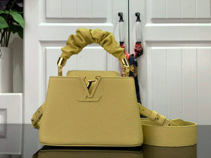 LV M58586 Louis Vuitton Capucines Mini BB Handbag Yellow - Default Title - View 1