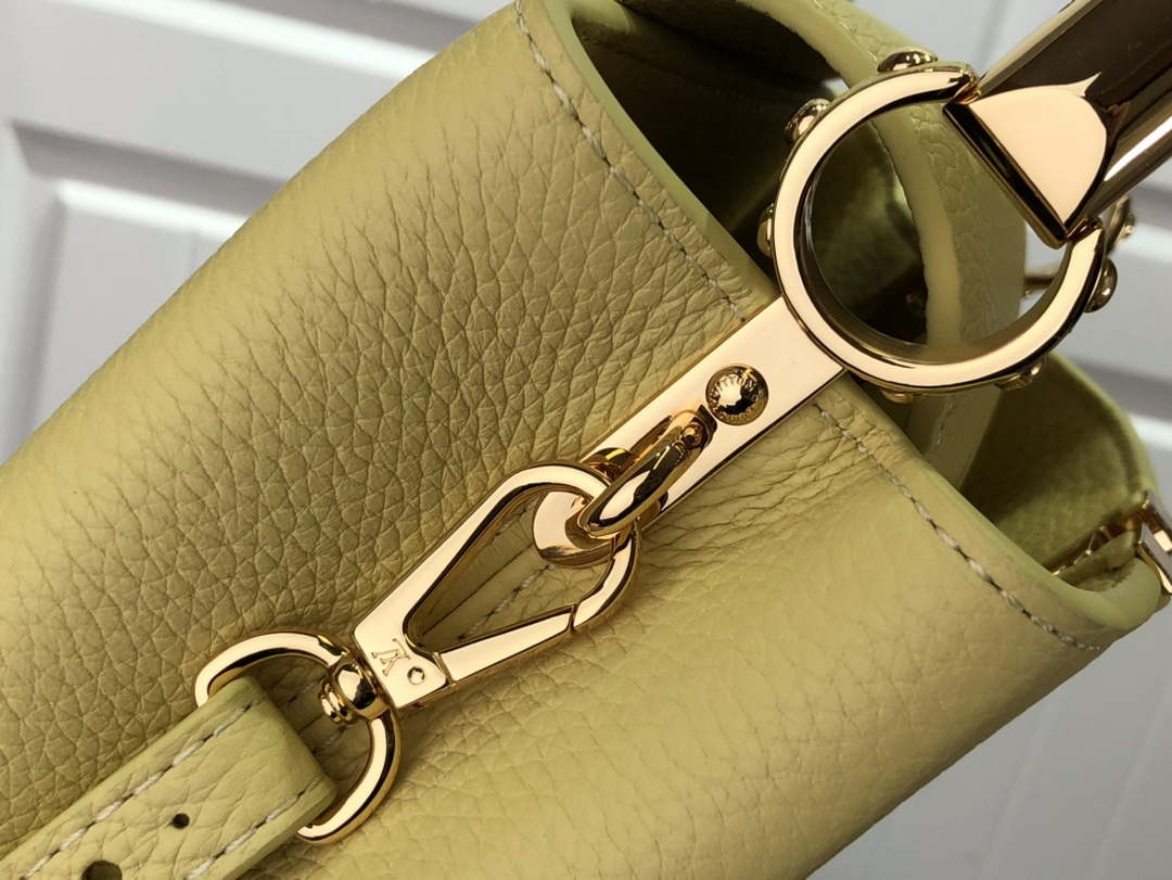 LV M58586 Louis Vuitton Capucines Mini BB Handbag Yellow - Default Title - View 6