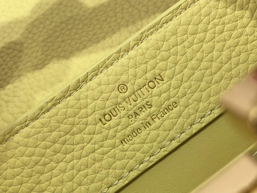 LV M58586 Louis Vuitton Capucines Mini BB Handbag Yellow - Default Title - View 8
