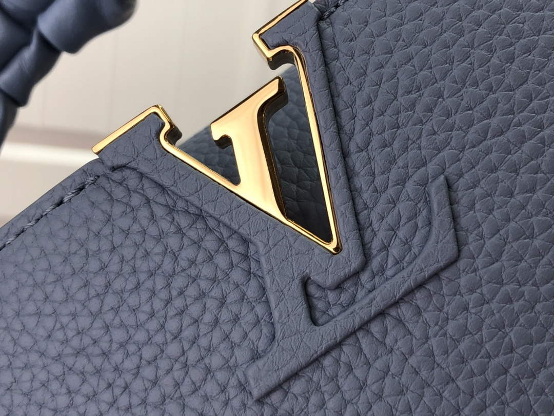 LV M58586 Louis Vuitton Capucines Mini BB Handbag Blue - Default Title - View 4