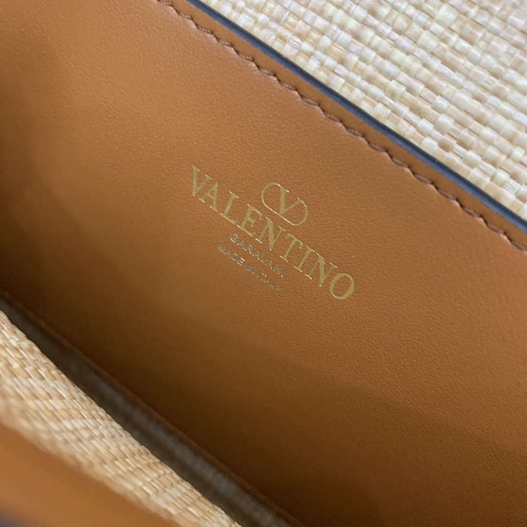 Valentino 03221 VLOGO SIGNATURE Crossbag RAFFIA