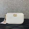 Valentino 079 VLOCO SIGNATURE CALFSKIN LEATHER BAG - Pink - View 1