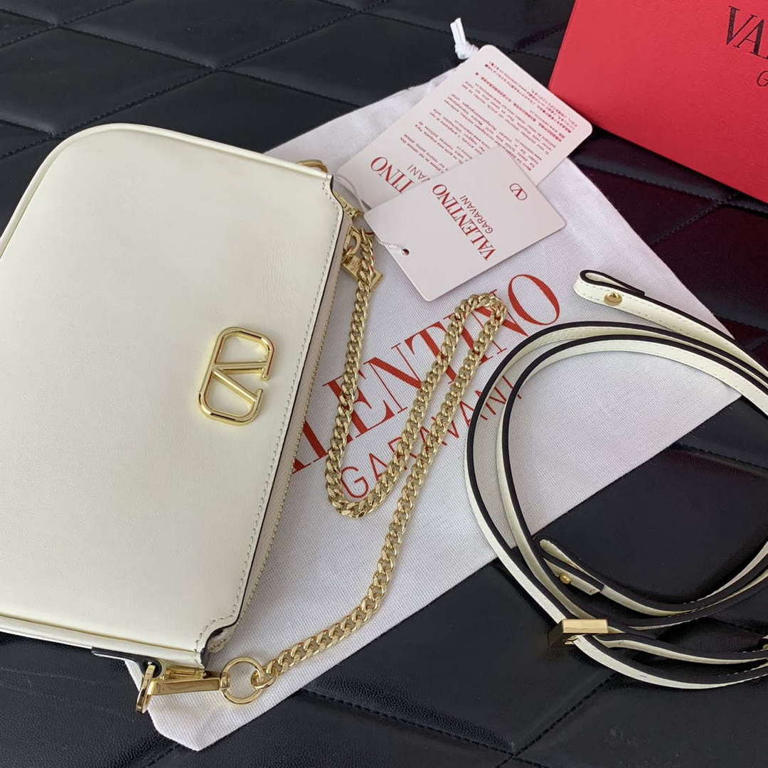 Valentino 079 VLOCO SIGNATURE CALFSKIN LEATHER BAG